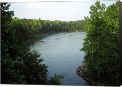 Framed Belews Lake Greensboro, NC Print