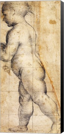 Framed Study for the Figure of the Infant Saint John the Baptist Print