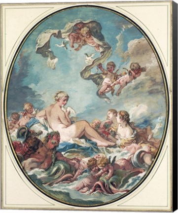 Framed Birth and Triumph of Venus Print