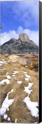Framed Melting Snow Vert Print