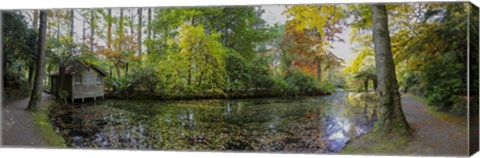 Framed Boathouse Print