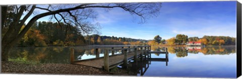 Framed Lake Daylesford 2 Print