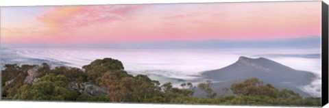 Framed Mt Sturgeon Fog Print