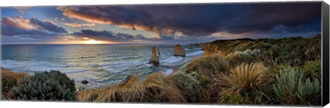 Framed Shipwreck Coast Panoramic Print