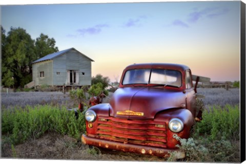 Framed Old Chev Print