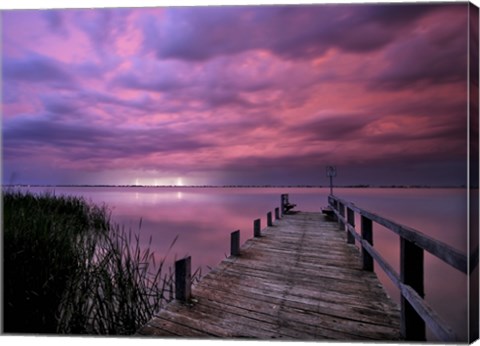 Framed Dark &amp; Stormy Print