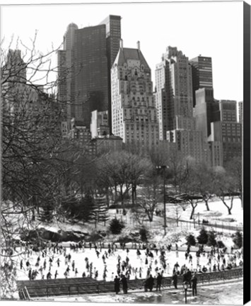 Framed Wollman Rink Print