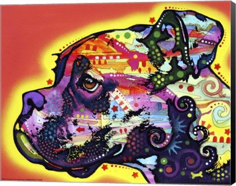 Framed Profile Boxer 1 Print