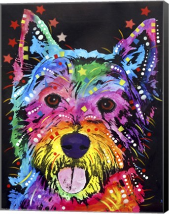 Framed Westie Print