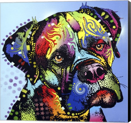 Framed Mastiff Warrior Print