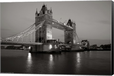 Framed Tower Bridge I Print