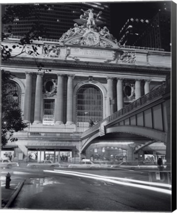 Framed Grand Central Night Print