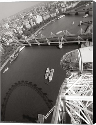 Framed London Eye III Print