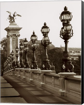 Framed Pont Alexandre Print
