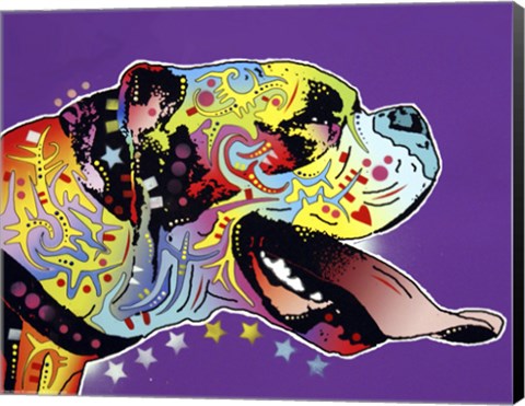 Framed Happy Boxer Print