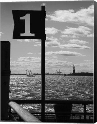 Framed NY Harbor 1 Print