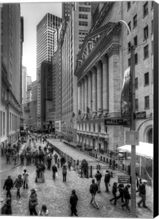 Framed Wall Street HDR 1 Print