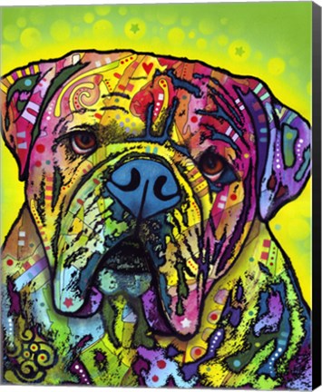 Framed Hey Bulldog Print