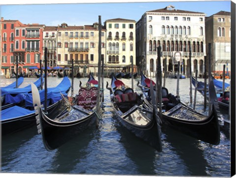 Framed Gondolas Print