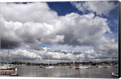 Framed Newport Storm 1 Print