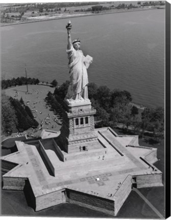 Framed Statue of Liberty Print