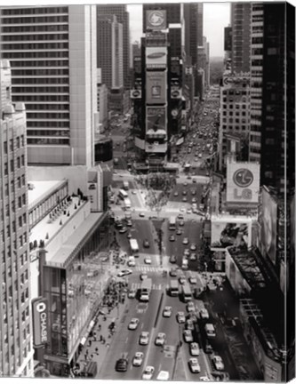 Framed Times Square Sign Print