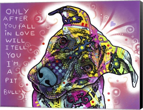 Framed I&#39;m a Pit Bull Print