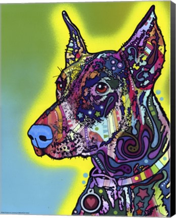 Framed Doberman Print