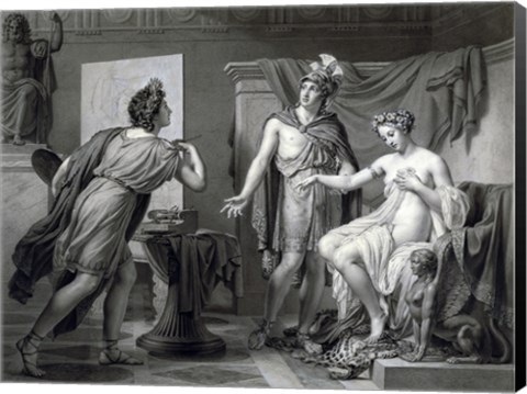 Framed Alexander Ceding Campaspe to Apelles Print