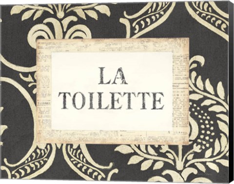 Framed La Toilette Print