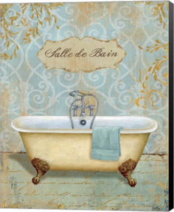 Framed Salle de Bain I Print