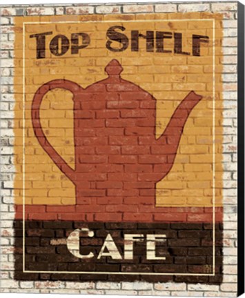 Framed Top Shelf Cafe Print