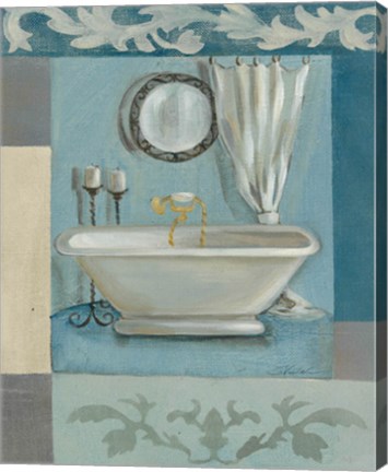 Framed Antique Bath II Print