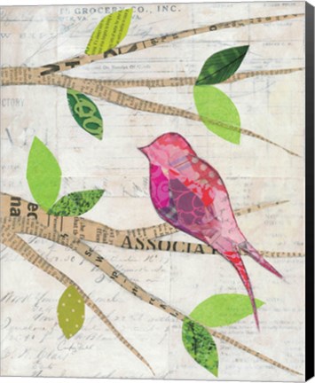 Framed Birds in Spring IV Print