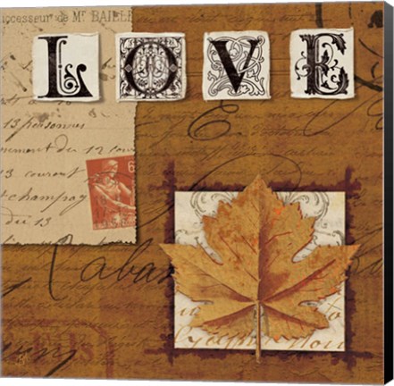 Framed Natures Journal - Love Print