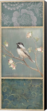 Framed Black Capped Chickadee Print