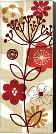 Framed Floral Pop II Panel Print