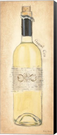 Framed Grand Cru Blanc Bottle Print