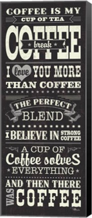 Framed Coffee Lovers I Print