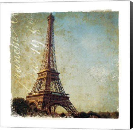 Framed Golden Age of Paris I Print