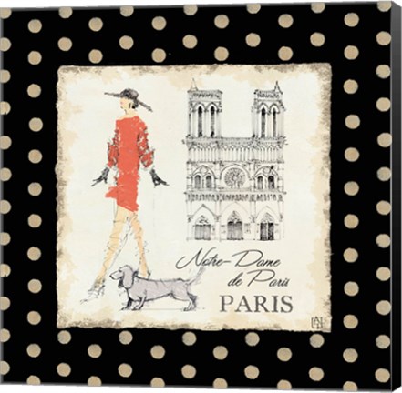 Framed Ladies in Paris IV Print