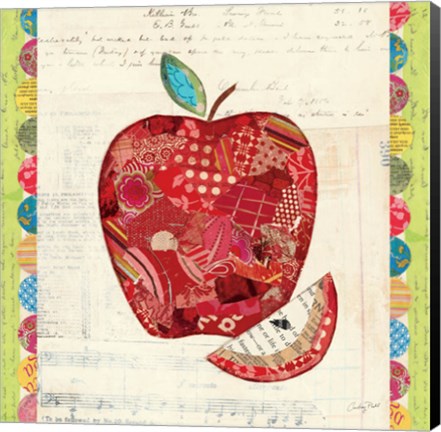 Framed Fruit Collage I - Apple Print