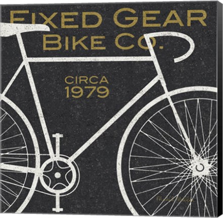 Framed Fixed Gear Bike Co. Print