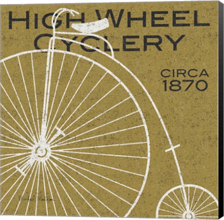 Framed High Wheel Cyclery Print