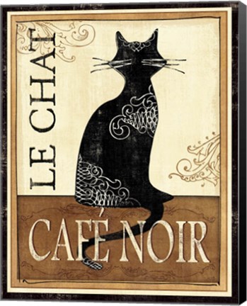 Framed Le Chat Print