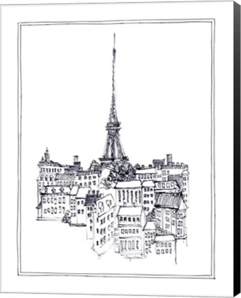 Framed Eiffel Tower Print