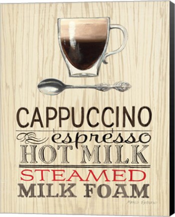 Framed Cappucino Print