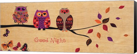 Framed Good Night Owl Print