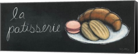 Framed Chalkboard Menu II - Patisserie Print