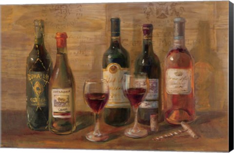 Framed Wine Tasting Print